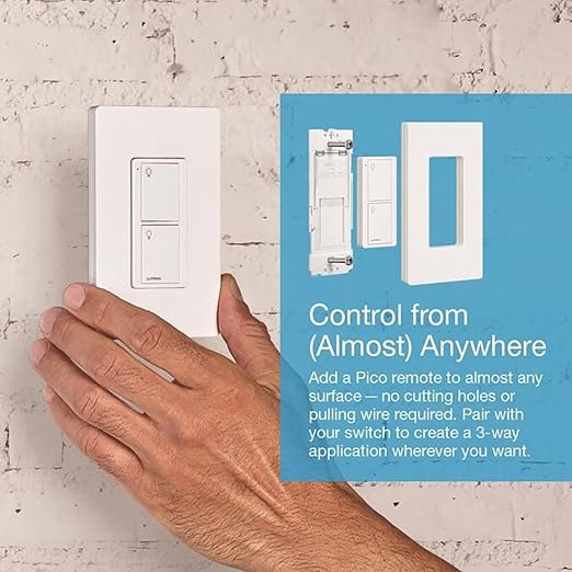 Lutron Caseta Original Smart Light Switch 5 Pack, - Image 7