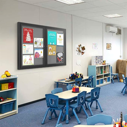 Enclosed Bulletin Board Outdoor Noticeboard - Image 6