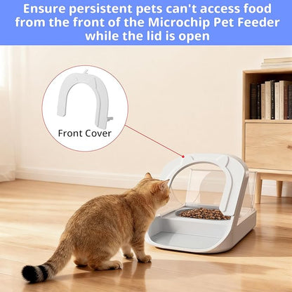 Front Cover for Automatic Microchip Cat Pet Feeder - Image 5