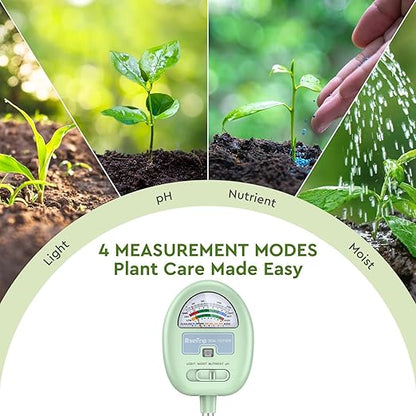 Soil Moisture Meter, 4-in-1 Soil Ph Meter, Soil Tester - Image 4