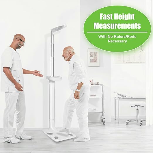 Smart Digital Physician Scale, 440lb/200kg Capacity Medical Scale - Image 4
