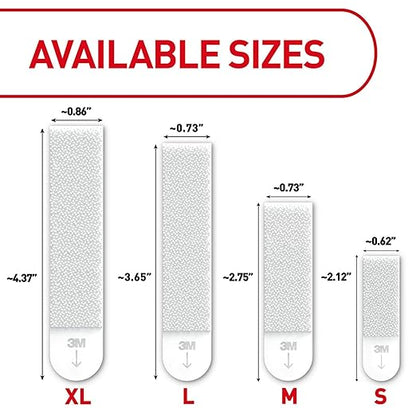 Command Large Picture Hanging Strips, Holds up to 16 lbs, 20 Pairs - Image 2