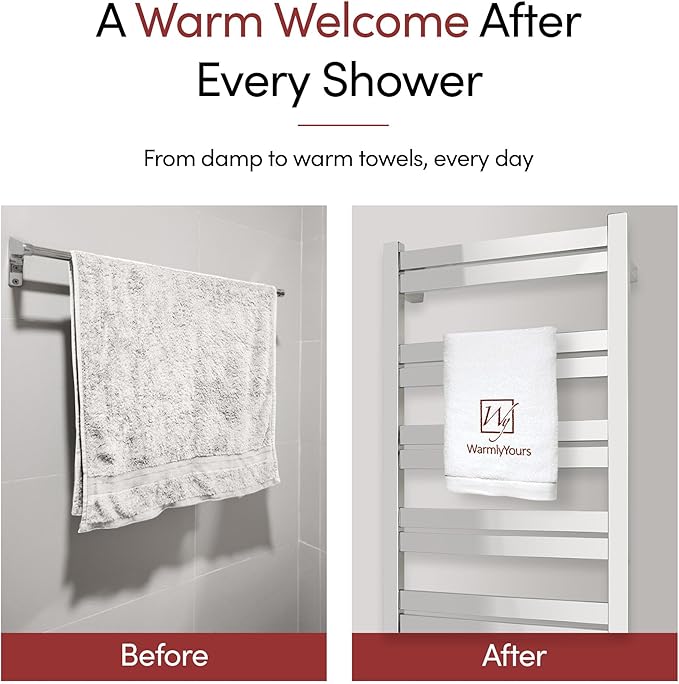 WarmlyYours Heated Towel Warmer - Image 7