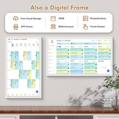 27" Smart Digital Calendar for-Family-Business-Schedules - Image 12