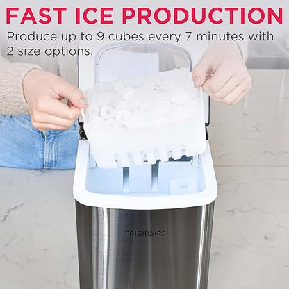 Frigidaire Compact Countertop Ice Maker, Makes 26 Lbs. of Bullet Shaped Ice - Image 4