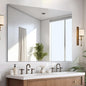 CILIBER Frameless Mirror, 40x48 Inch Large Bathroom Mirrors by CILIBER
