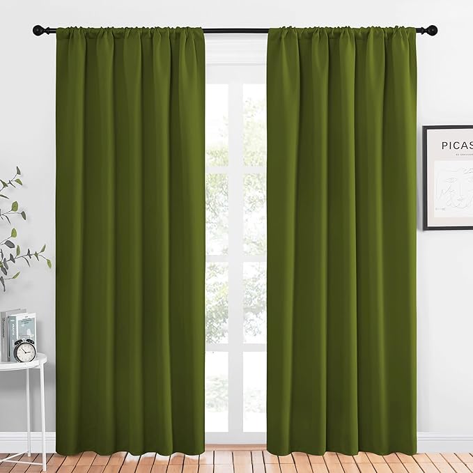 NICETOWN Window Curtains Blackout Drapes, 1 Pair, 52 by 84-Inch, Thermal by NICETOWN