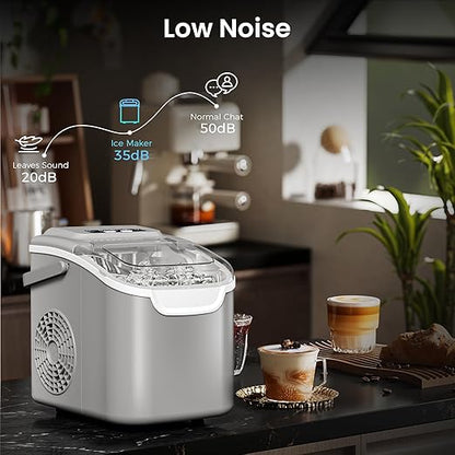 Antarctic Star Pro-Grade Countertop Ice Maker, 8 Cubes in 6 Mins, Self-Cleaning - Image 6