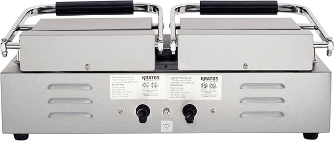 Kratos Commercial Electric Panini Sandwich Grill - Image 6