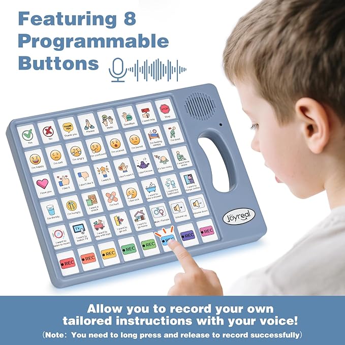 Joyreal AAC Device for Autism, Non Verbal Communication Tools for Speech - Image 4