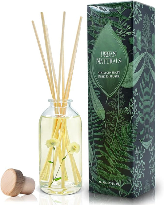 Urban Naturals White Tea & Sage Reed Diffuser Set | Made by UrbanNaturals