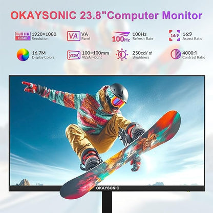 24" FHD Office Monitor - Image 2