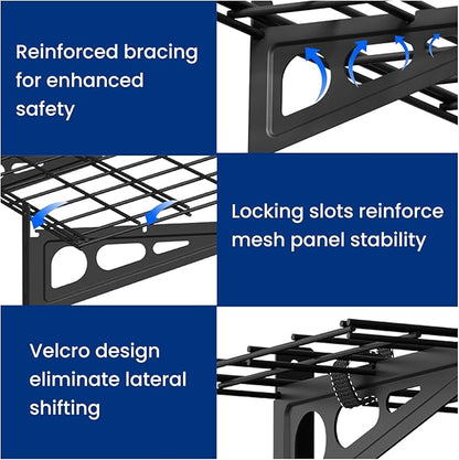 FLEXIMOUNTS 1x3ft Garage Shelving Wall-Mounted, Holds Up to 150 lbs, Garage - Image 5