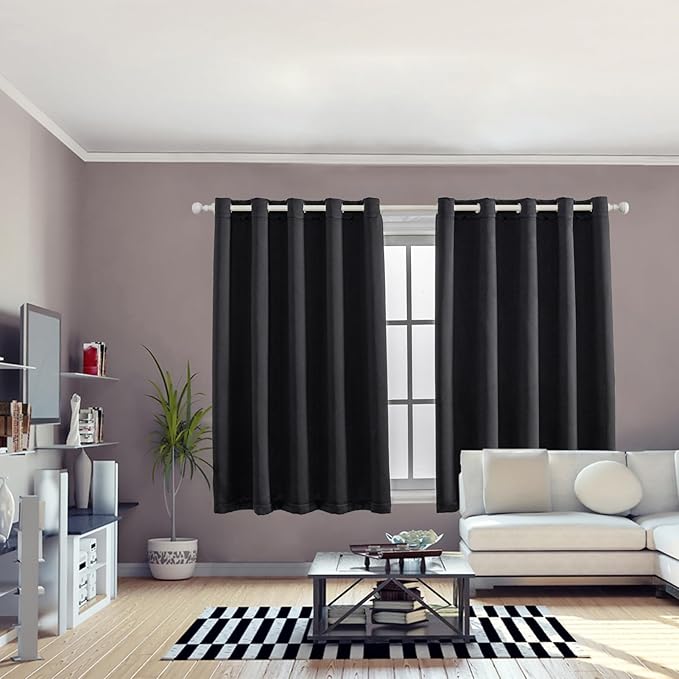 Anytime 100% Blackout Curtain 2 Panels Set, Thermal Insulated Window Drapes - Image 5