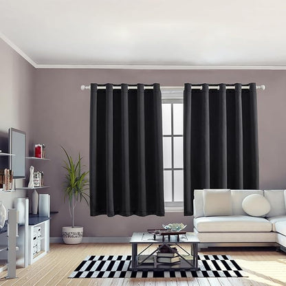 Anytime 100% Blackout Curtain 2 Panels Set, Thermal Insulated Window Drapes - Image 5