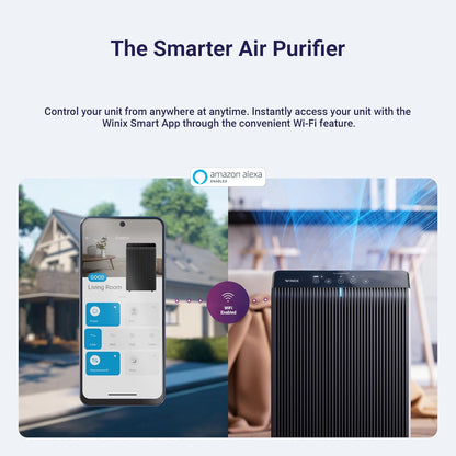 winix 5510 air purifier (new generation of 5500-2, side view