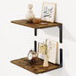 16" W x 12" D Floating Shelves for Wall, 12 Inch Deep Floating Shelf by FunMemories