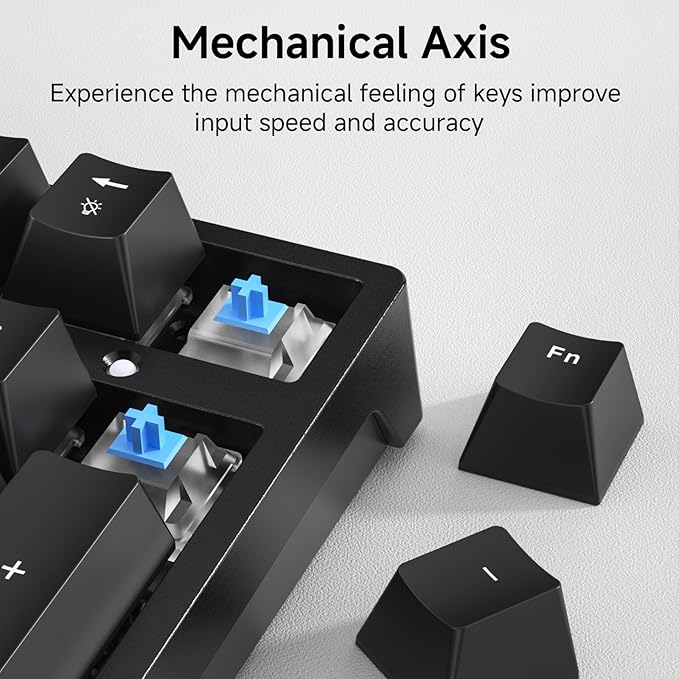 Wireless Numeric Keyboard, Mechanical Number Pad - Image 4