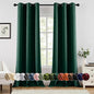 MIULEE Hunter Green Blackout Curtains by MIULEE