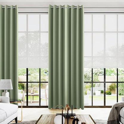 KOUFALL 120 Inch Curtains for Sunroom Large Window by KOUFALL