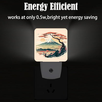 FSHVQKD Mount Fuji Night Light, Plug-in Night Lights - Image 4