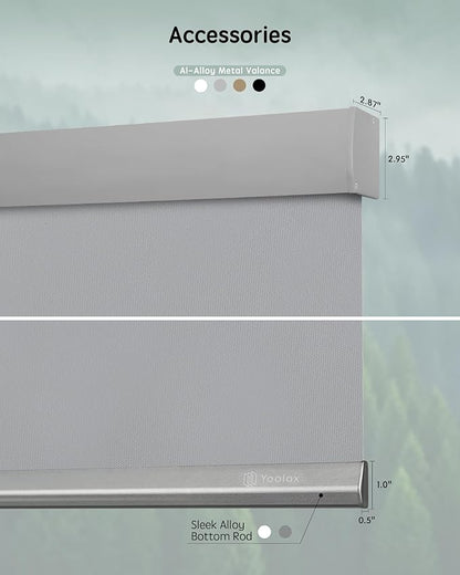 Yoolax Motorized Blinds with Remote, Waterproof Smart Blinds - Image 6