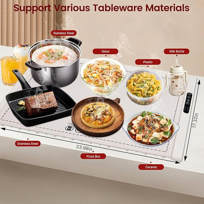 Electric Warming Tray, Warming Mat - Image 5