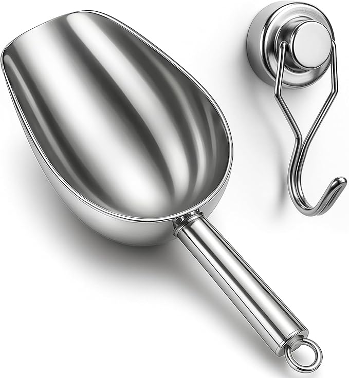 Stainless Steel Ice Scoop for Freezer - Image 8