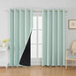 Anytime 100% Blackout Curtain 2 Panels Set, Thermal Insulated Window Drapes by Anytime