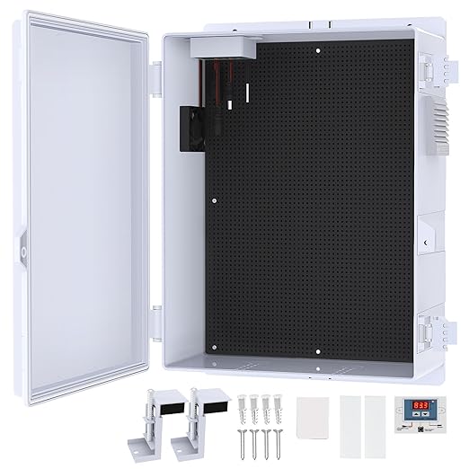 Outdoor Electrical Box, Waterproof Electrical Junction Box IP65 ABS Plastic by Akwscyby