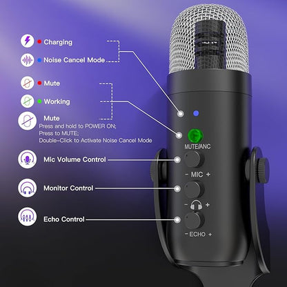 ZealSound Wireless Microphone, USB Mic - Image 3