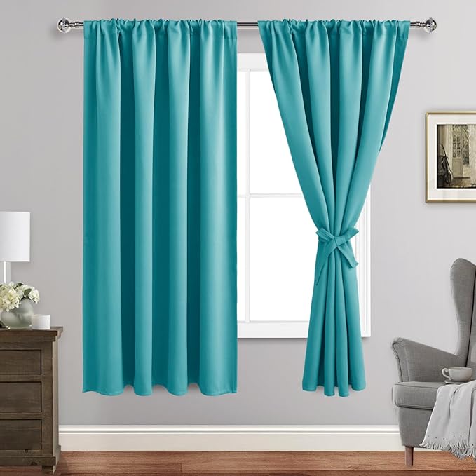JIUZHEN Blackout Curtains for Bedroom by JIUZHEN