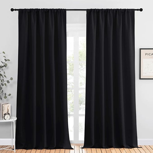 NICETOWN Black Out Window Curtains by NICETOWN