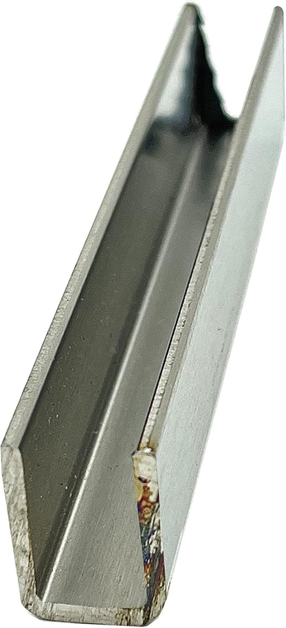 Brixwell SDCD38PS-CCP36-XCP50 Polished Stainless 3/8" Fixed Panel Shower Door - Image 8