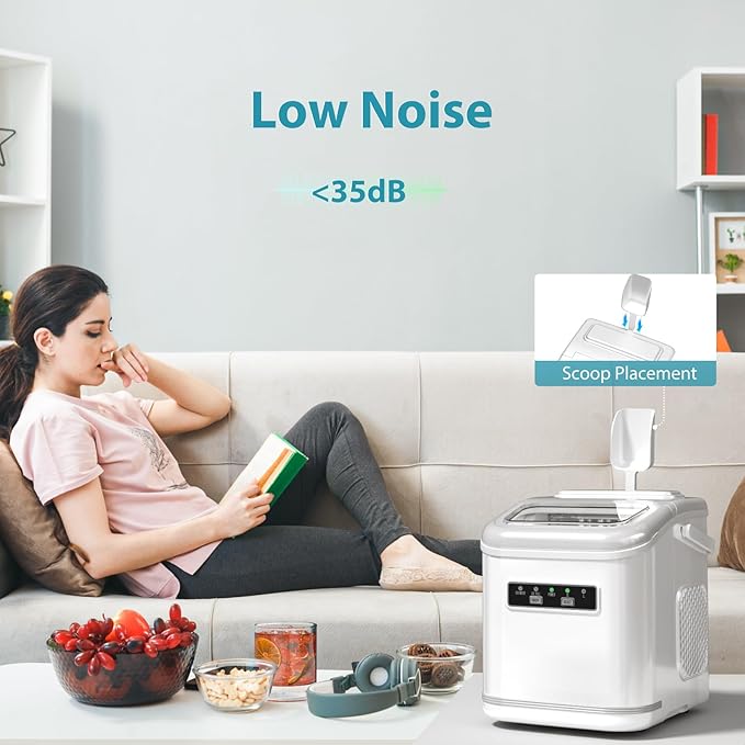 Ice Maker Machine Countertop Portable Compact Small Bullet Ice Maker - Image 5