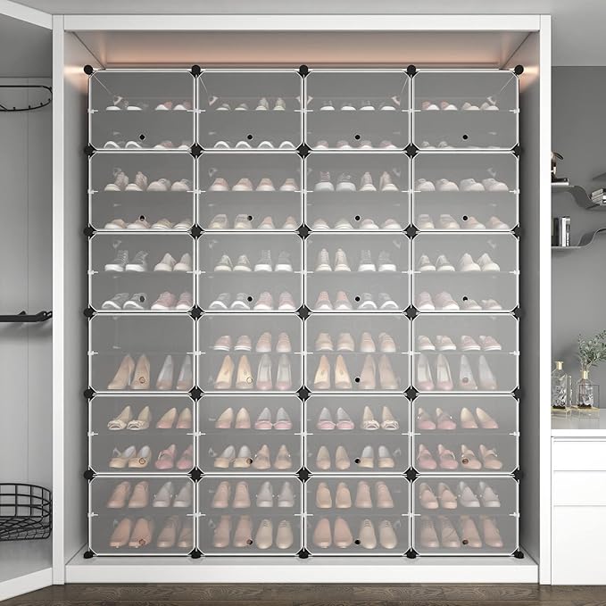 ROJASOP Shoe Storage Cabinet, 12-Tier Shoe Organizer 96 Pairs Extra Large - Image 8