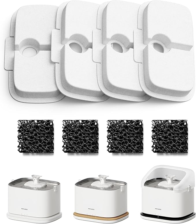 PETLIBRO Upgrade Cat Water Fountain, Smart app monitoring pet water fountain by PETLIBRO
