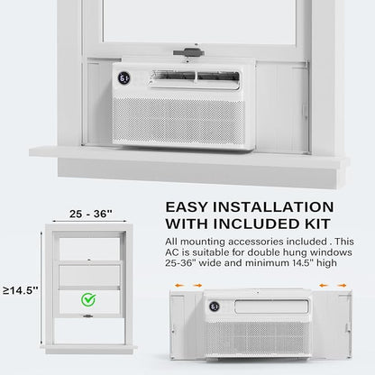 ROVSUN 8000 BTU Inverter Window Air Conditioner - Image 6