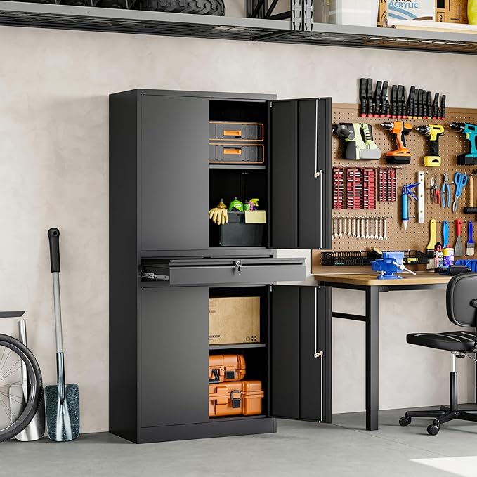 Yizosh Metal Garage Storage Cabinet - Image 6