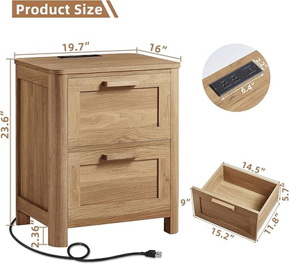 Joaxswe Farmhouse Nightstand - Image 2