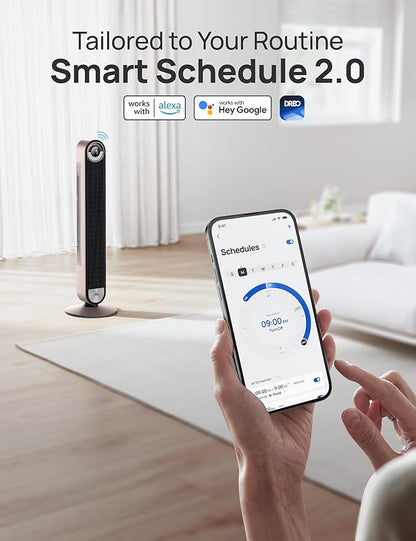 Dreo Tower Fan for Bedroom, 90° Oscillating Standing Fan - Image 6