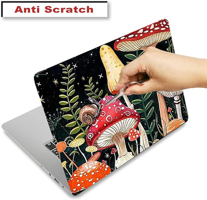 Laptop Skin Sticker Decal, Decorative Removable, Positive Mushroom - Image 3