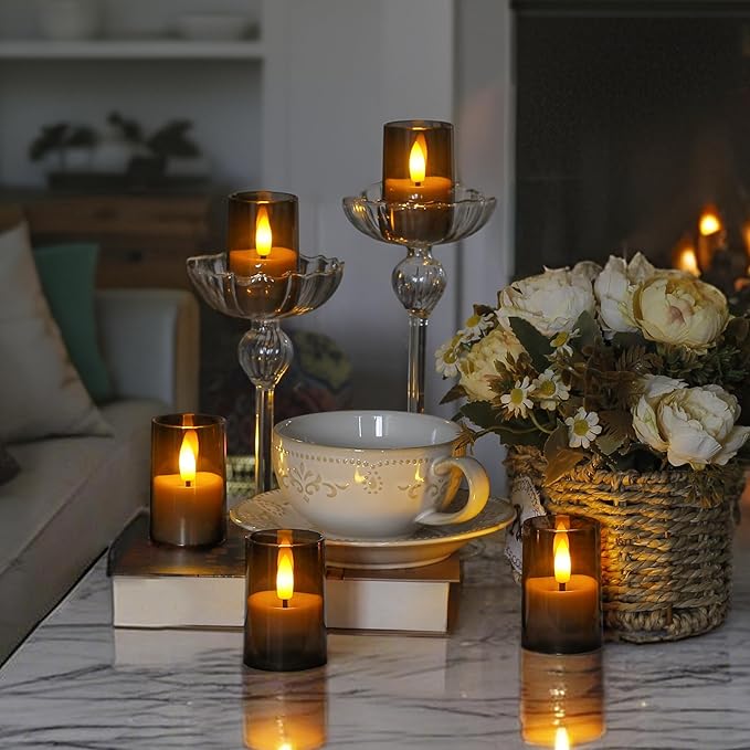 Rechargeable Acrylic Flameless Votive Candles - Image 5