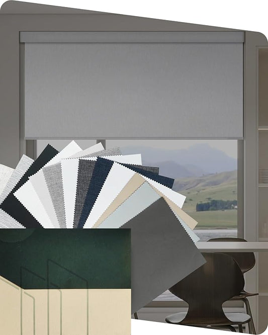 Yoolax Motorized Blinds with Remote, Fabric Sample by Yoolax
