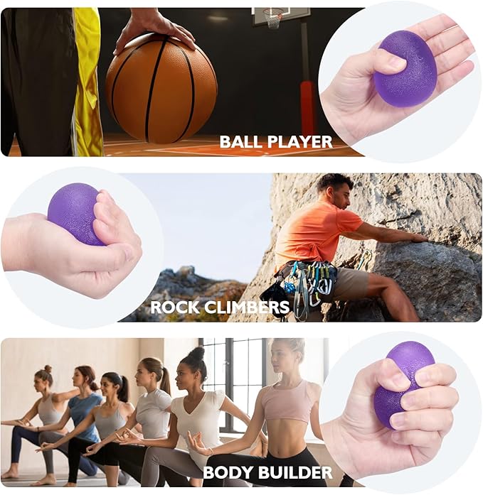 Peradix Hand Grip Strength Trainer, Stress Relief Ball, Wrist Rehab Therapy - Image 5
