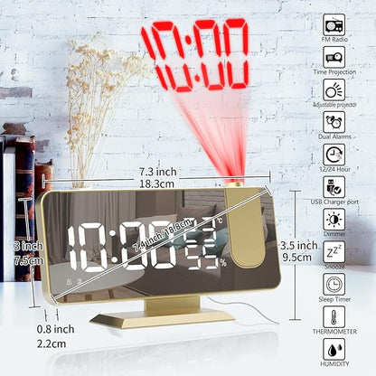 Mightree Projection Alarm Clock - Image 7
