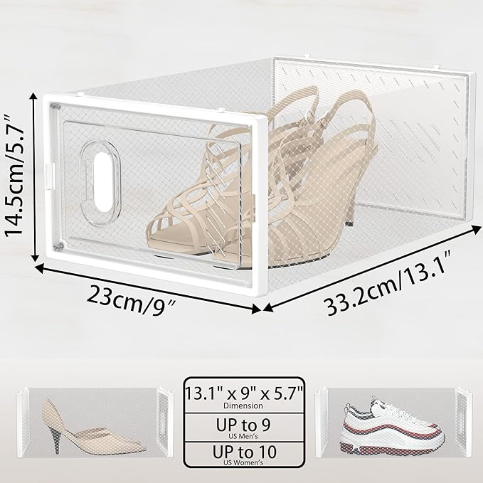 Shoe Storage, 12 Pack Shoe Organizer - Image 6