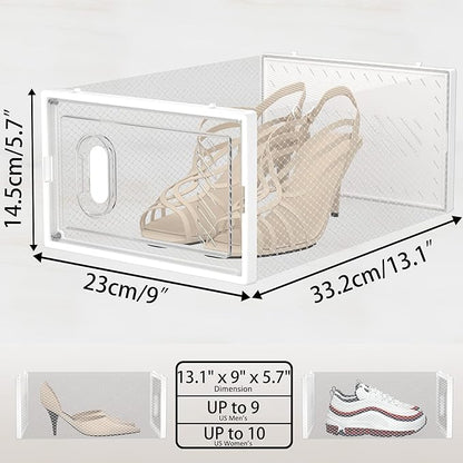 Shoe Storage, 12 Pack Shoe Organizer - Image 6