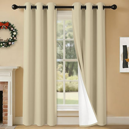 100% Blackout Curtains 72 Inch Length by Unknown