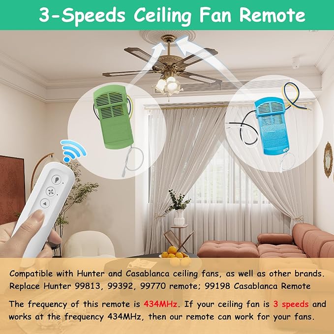 Prichor 99770 Ceiling Fan Remote Control - Image 4